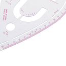 Sleeve Curve Ruler Measure Plastic for Sewing Dressmaking Tailor Drawing Tool,