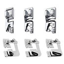 6pcs/set Replacement Parts Sewing Machine Alloy Durable Domestic Rolled Hemmer