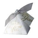 20pcs/lot Triangular Pyramid gift box wedding favors and gifts candy box we