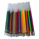 36 Pieces Of Colored Glitter Ink Gel Pen Refill Stationery