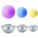 24 Pieces 3 Sizes DIY Metal Bath Bomb Mold 12 Set for Crafting Your Own Fiz
