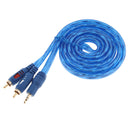 3.5mm to RCA Splitter Cable, 5ft/1.5m 3.5mm Male Aux to 2 RCA Male Audio &