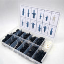 Plastic 350pcs 12 Sizes Car Push Pin Rivet Trim Clip Panel Interior Assort ZOD