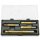 4 in 1 HSS Titanium Damaged Broke Screw Extractor Bolt Remover + Saw Drill Bit f