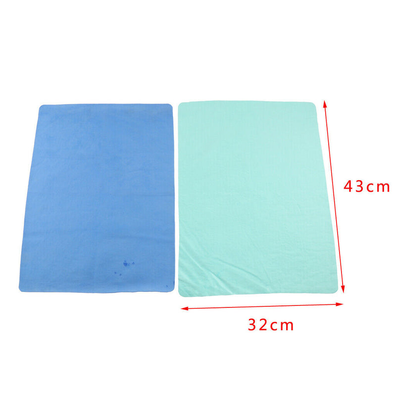 1 Pair Hair Dry Microfiber Pet Bath Towel Ultra-Absorbent and Machine Washable