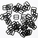 100pcs 12mm O Rings Bra Strap Adjuster + 100 x 10mm Fig 8 Bra Strap Adjuster