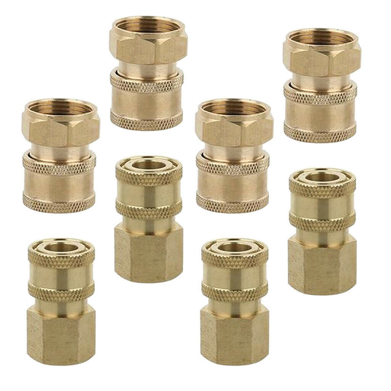 8x Durable Pressure Washer Quick Connector