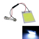 5 X New White 48 SMD COB LED T10 4W 12V Car Interior Panel Light Dome Lamp Bulb/