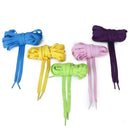 5 pair Flat Shoelaces 5 colors