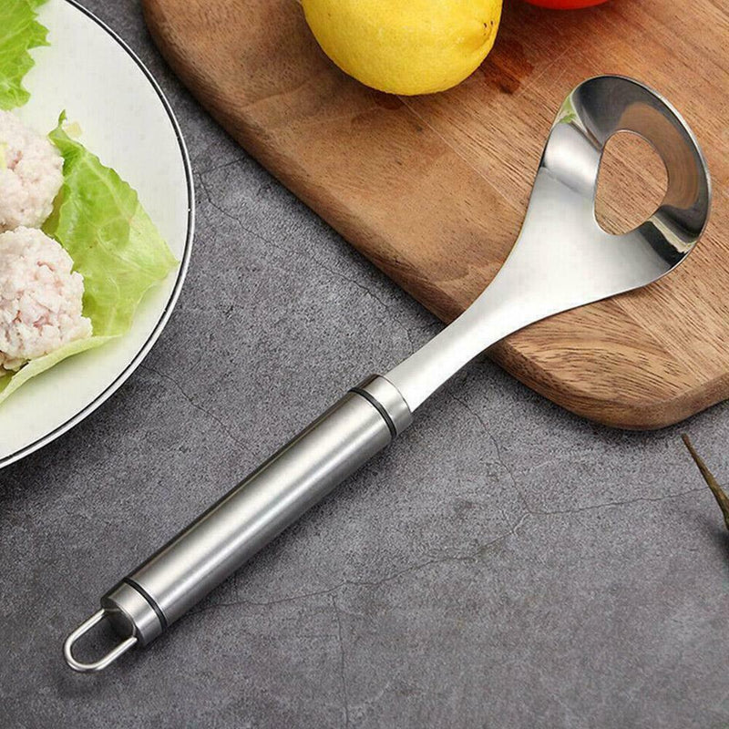 1* Non Stick Stainless Meatball Maker Spoon Kitchen Cooking Tool G0M0
