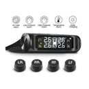 New 1pcs Solar TPMS Car Tyre Pressure Monitoring System External I4B7 Y8U7