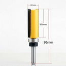 2 - Flutes 1/4" Shank Straight Flush Trim Router Cutter Bit Bearing 50.8mm
