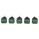 20 Packs 3.5mm 3 Pole Stereo Audio Vedio Male To 3 Screw Terminal