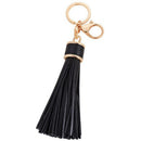Fashion Leather Long Tassel Car Key Chain Ring Bag Cell Phone Pendant Charm IVI
