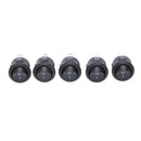 5 Pcs SPST Black Button On/Off Round Rocker Switch AC 6A/125V 3A/250V