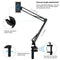 Adjustable Bed Tablet Stand Long Arm Aluminum Stand Universal Rotating Desktop