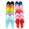 20X Grosgrain Ribbons Cheer Bow With Alligator Hair Clip Baby Girls Boutique BX