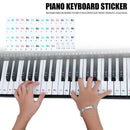 37/49/61/88 Keys Electronic Organ Scale Decals Piano Keyboard Stickers