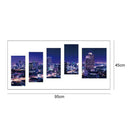 City 5D DIY Full Drill Diamond Painting 5-pictures Combination Kit Crafts