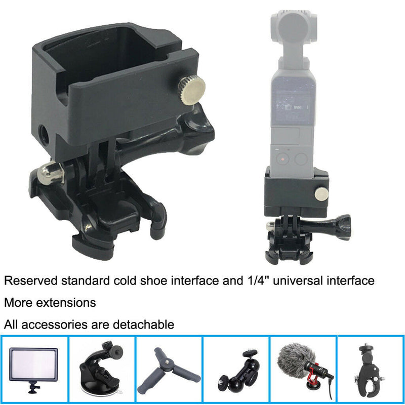 Multi-function Expansion 1/4 inch Screw Adapter Bracket For DJI Osmo Pocket