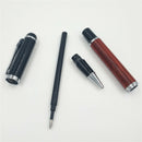 Wood Pen Set Wooden Stationery Students Business Office 0.7mm Signing Pens