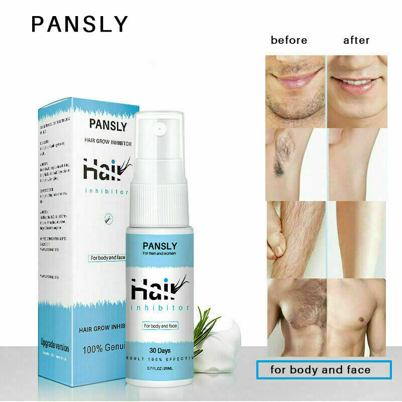 100%Natural Hair Growth Inhibitor Spray Hairs Removal From Body Unisex Sale H1X7