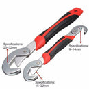 2Pcs 9-32mm Adjustable Wrench Spanner Universal Quick Multi-functIon U4W2