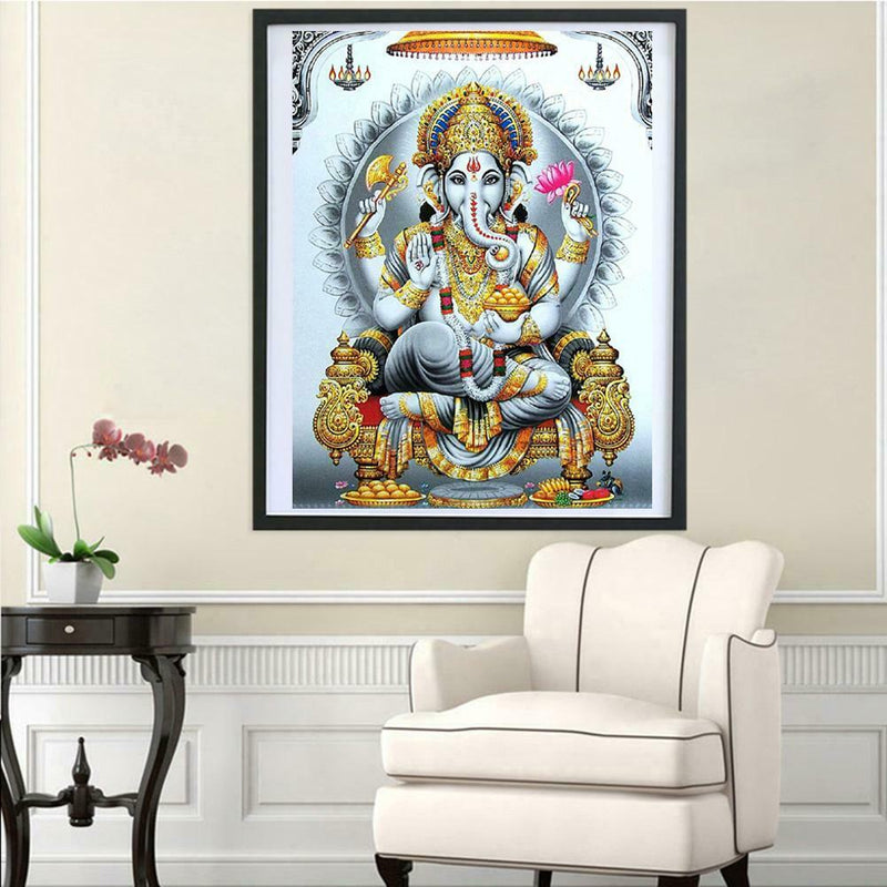 5D DIY Painting Buddha Needlework Diamond Embroidery Rhinestone Home Decor