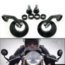 7/8 inch Round Motorcycle Rear View Mirrors Motorbike Handle Bar End Rear V