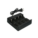 4 Slot LED Battery Charger For 18650 Li-ion Rechargeable Batteries Wall Adapter