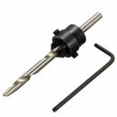 7-Pcs Countersink Drill Bit Set with Stop Collars & Wrench, Perfect for Woo Y2V6