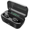 TWS-G6S Wireless Bluetooth 5.0 Earphones HiFi Headset w/Charge Box (Black) A