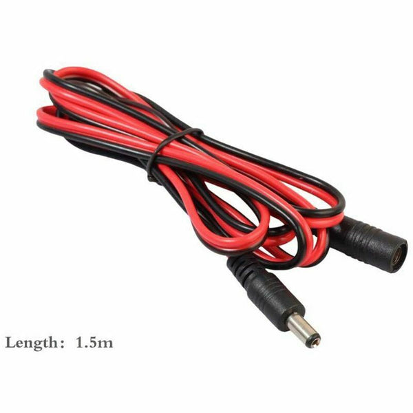 1.5M Extension Cable DC5525 Male to Female DC 5.5x2.5 Laptop Monitor Power  W1C5