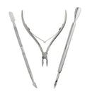 Nail Cuticle Nipper Spoon Pusher Remover Cutter Trimmer for Nail Art