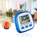 Portable Magnetic Back Digital Display Thermometer with LCD Indicator Alarm