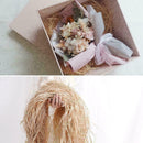 DIY Decor Natural Dried Raffia Fibre Bulk Weaving Gift P9J5 Ri X9Y0 Box L4G9