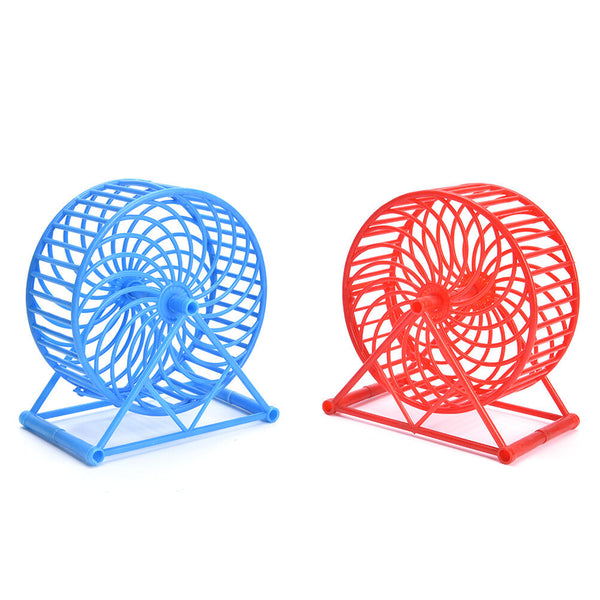 Wheel Running Exercise Plastic Scroll Silent Hamster Mouse Rat Gerbil Pet To FT