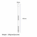 2 Pieces Drum Brushes Sticks Bamboo Rods Percussion Instrument Accessory Bl M5B4