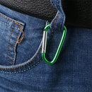 5x Carabiner D-Ring Key Chain Clip Karabiner Camping Keyring Aluminum Snap Hook