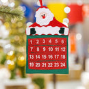 Non-Woven Christmas Santa Claus Calendar Creative Xmas Kalendar Home Decor