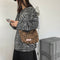 Retro Zebra Pattern Shoulder Dumpling Tote Women Big Capacity Messenger Bag