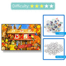 Paper Puzzles Jigsaw 1000pcs Autumn Leaves Educational Assemble DIY Toys