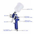 1.0mm New Mini Air Spray Gun Auto Car Detail Touch Up Paint Sprayer Spot Rep Ew