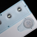 4 PCS LED Dual-Infrared Window PIR Automatic motion-sensor light, White