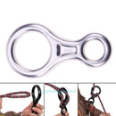 35KN 8 Ring Escape Rope Descent Device Rock Climbing Rock Climbing Equipment