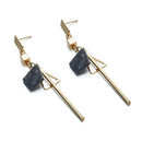 Earrings Fashion Jewelry Simple Temperament Geometric Drop Earrings Hollow