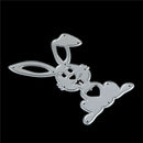 Easter lovely Rabbit Metal Cutting Dies For Scrapbook Card Craft Album Decor JR