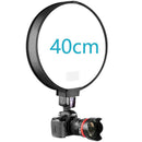 40cm Universal Mini Portable Softbox Diffuser for Flash Speedlite Speedlight Kw