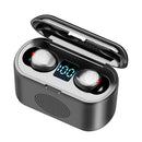 F9 TWS Bluetooth 5.0 Earphones 2000mAh  Wireless Stereo Earpieces