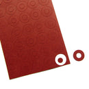 100 x 18650 battery insulator insulation ring adhesive cardboard paper ME